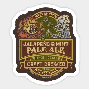 Miser Brothers Jalapeno and Mint Ale Sticker